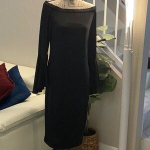 Black evening/cocktail dress by LABEL by 5 twelve. Medium